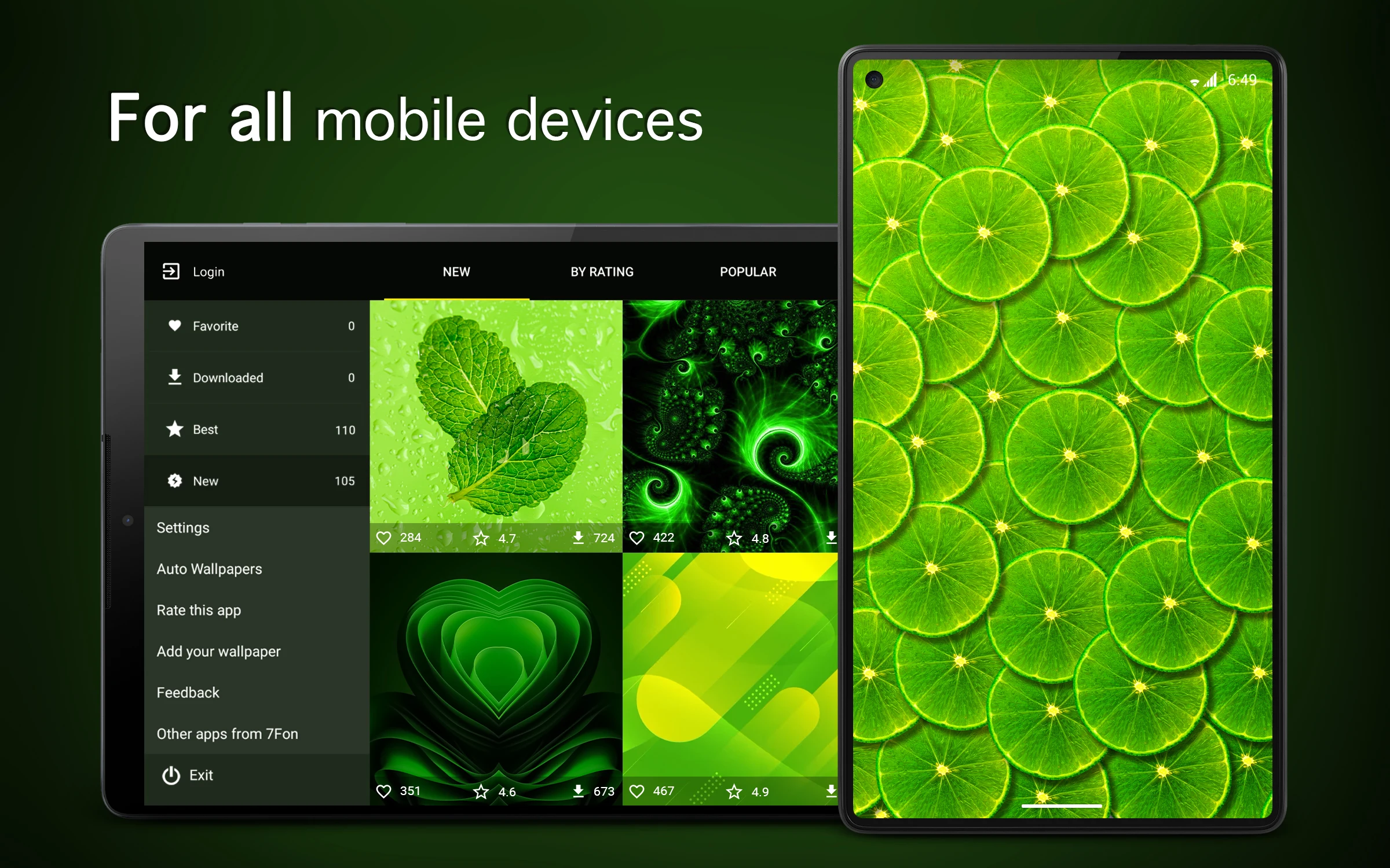 Green Wallpapers 4K screenshot