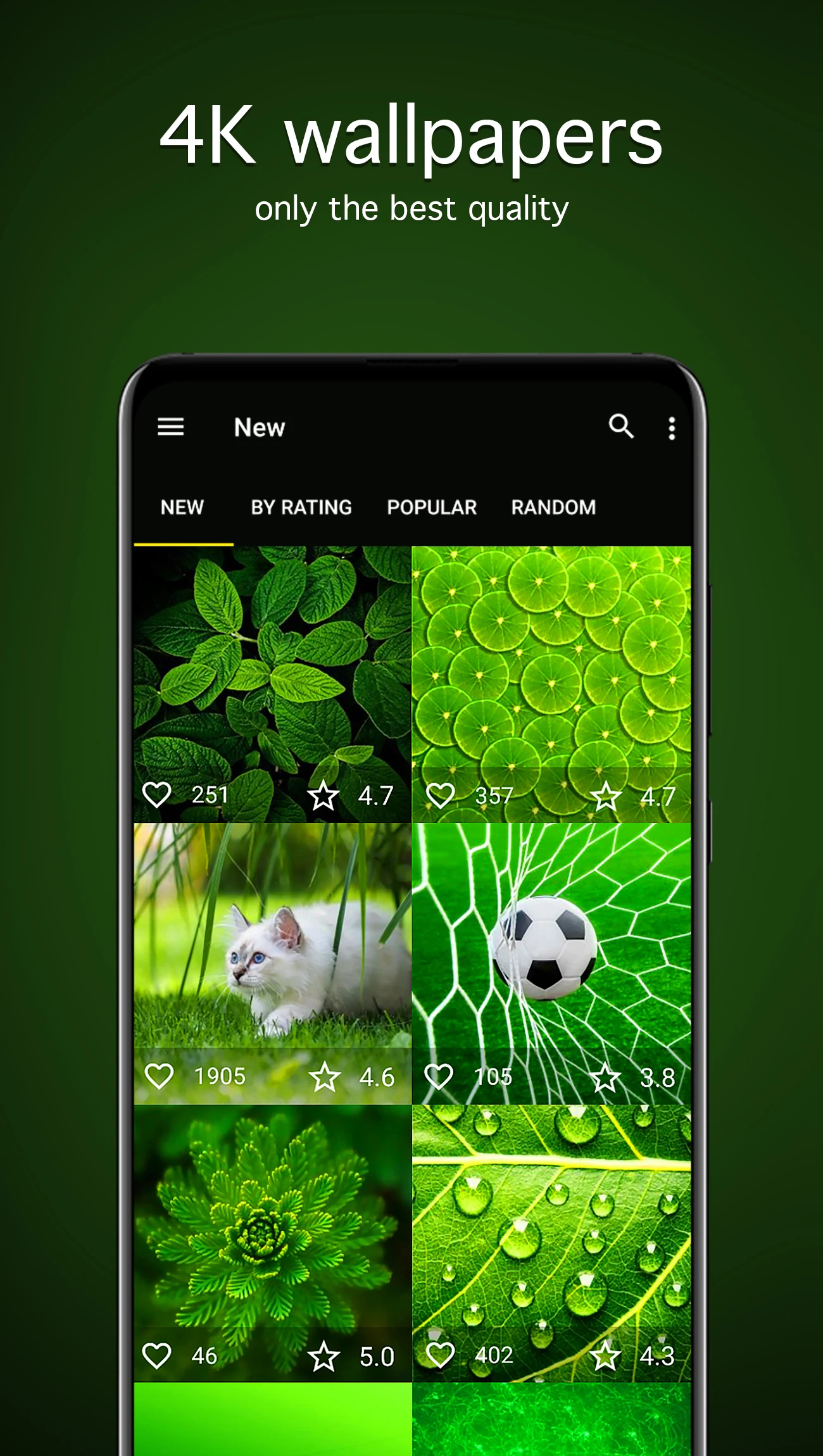 Green Wallpapers 4K screenshot